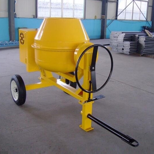 Easy To Operate Mini Type Movable Concrete Mixer With 2 Wheels