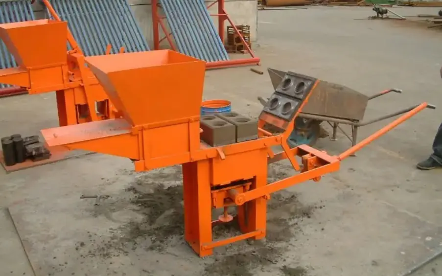 manual clay brick machine