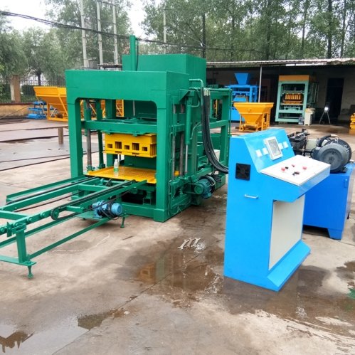 QTJ4-18 Automatic Hydraulic Brick Press Machine With Powerful Capabilities