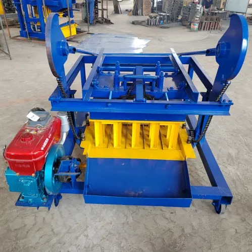 hollow brick machine with diesel motor