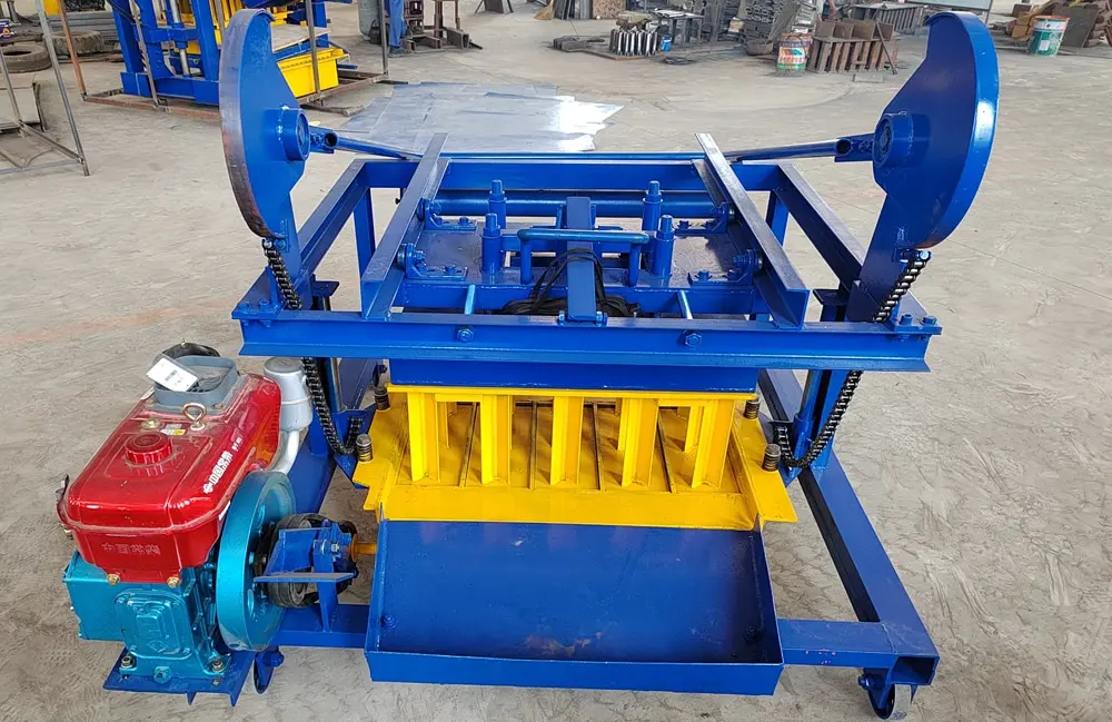 mobile brick making machine