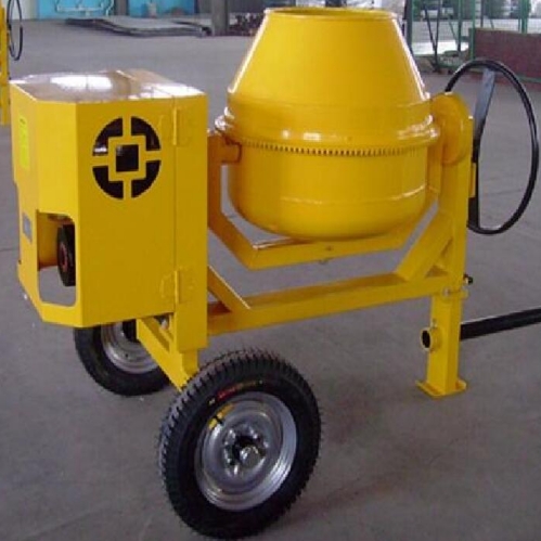 Easy To Operate Mini Type Movable Concrete Mixer With 2 Wheels