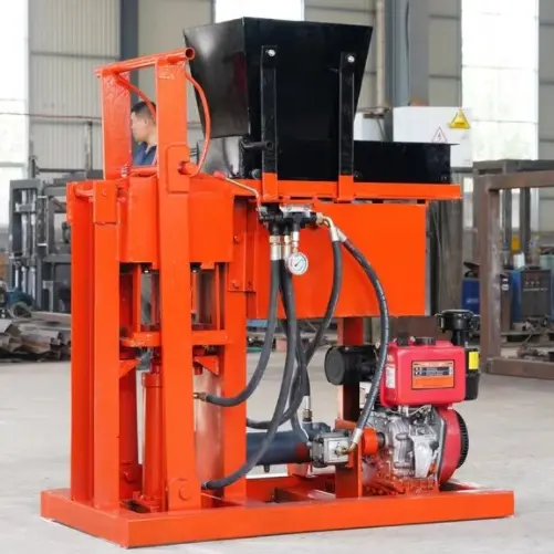 muddy soil brick machine