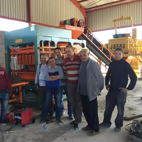 concrete block making machine