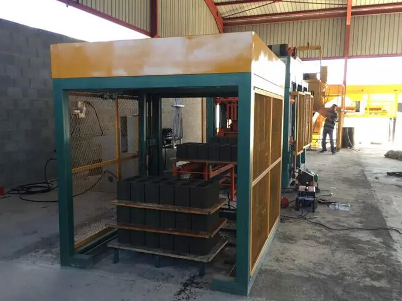QT6-15 Automatic Brick Machine Project in Uzbekistan QT6 15 BLOCK MAKING MACHINE QT6 15 BLOCK MAKING MACHINE QT6-15 Automatic Brick Machine Project in Uzbekistan