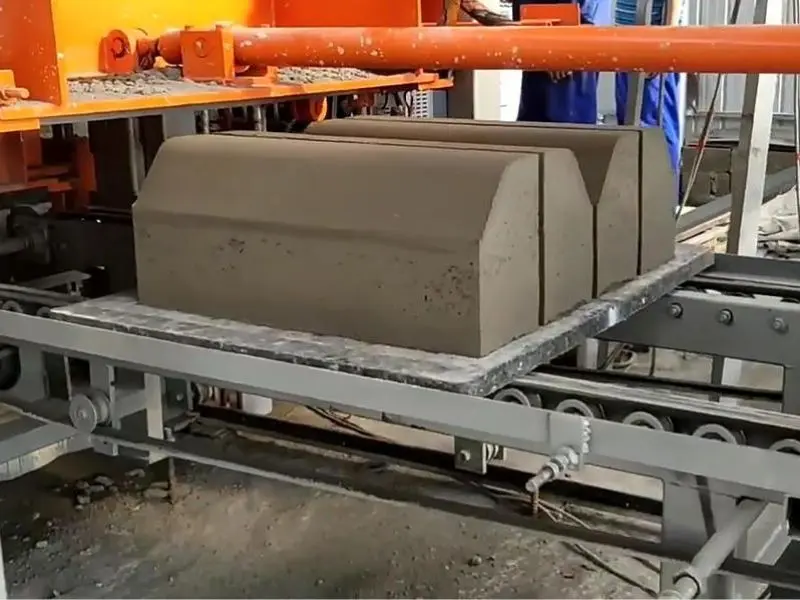 curbstone block production