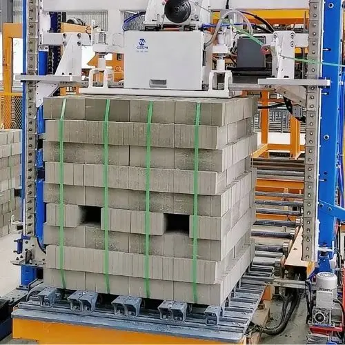 concrete block strapping machine