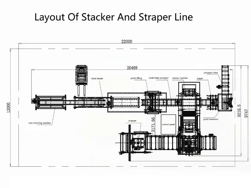 Block Stacker Machine layout block stacke line r block stacker machine